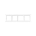 FRAME K14-445-04.M/WM 4PL MODERN WHITE