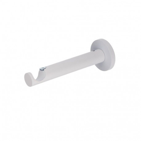 CURTAIN ROD BRACKET SINGLE D19 M.WHITE