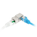 FEED-THRU KEYSTONE CONNECTOR RJ45->RJ45 CAT.6 FTP 90 LANBERG