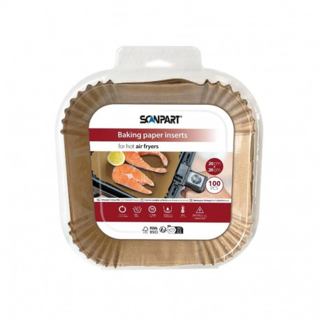 Baking paper for hot airfryers Scanpart