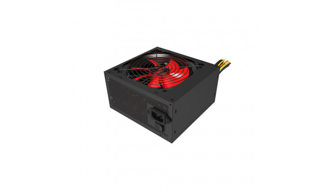 Mars Gaming MPII550 toiteplokk 550 W 20+4 pin ATX ATX must, punane