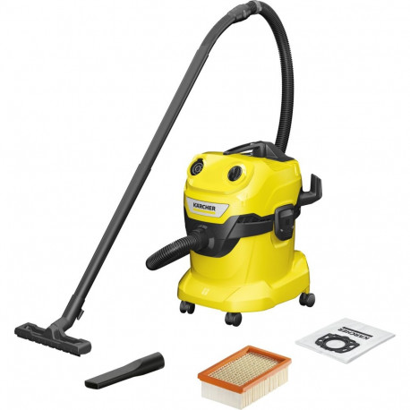 Kärcher WD 4 V-20/5/22, wet/dry vacuum cleaner (yellow/black)