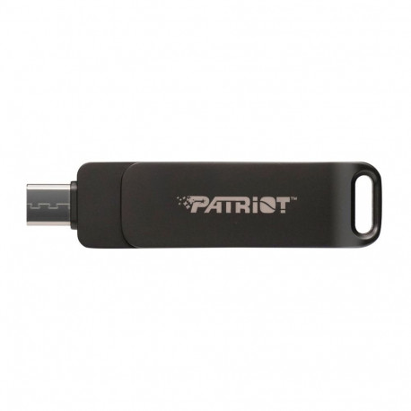 Patriot Rage R550 256GB, USB stick (black, USB-A and USB-C 3.2 Gen 1)