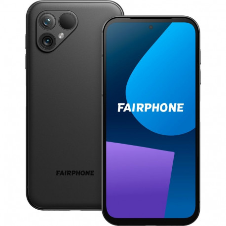 Fairphone 5 128GB - 6.46 - Mobile Phone (Matte Black, Android 13, Dual SIM, 6GB)