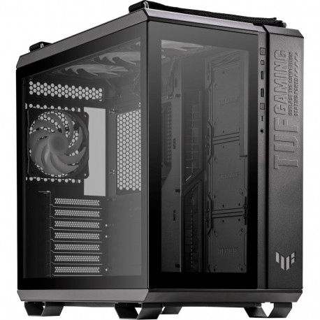 TUF GAMING arvutikorpus GT502 PLUS 2x karastatud klaas, must