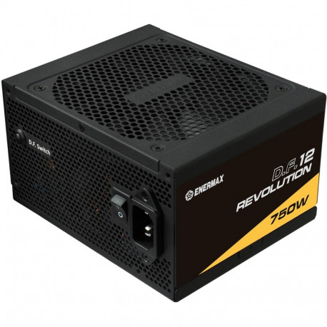 Enermax Revolution DF12 750W, PC power supply (black, 1x 12-pin GPU connector, 3x PCIe, cable manage