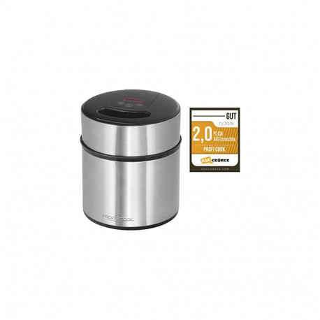 Eismaschine PC-ICM 1140 (edelstahl/schwarz, für 1.800ml Eiscreme, 12 Watt)