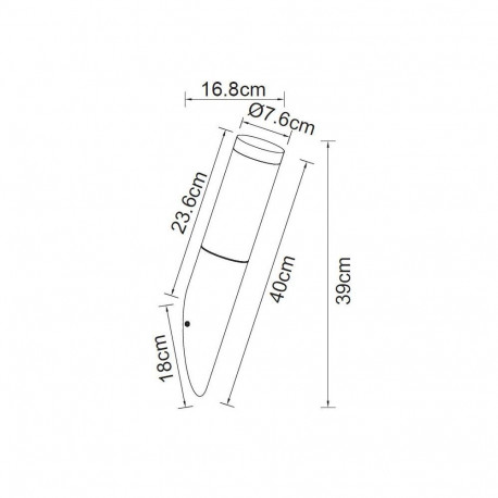 LIGHT FIXTURE DH021 SMOKY
