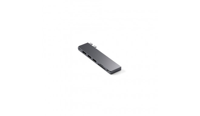 Satechi ST-HUCPHSM laptop dock/port replicator Docking USB 3.2 Gen 2 (3.1 Gen 2) Type-C Grey