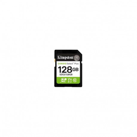 Kingston Technology 128GB SDXC Canvas Select Plus Gen3 150MB/s C10 UHS-I U1 V10