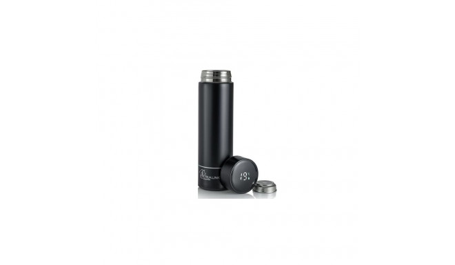Extralink Thermal mug Smart Travel Mug Black with LED display