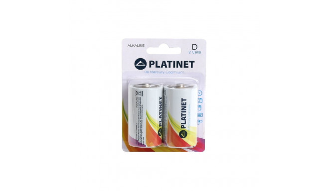 Platinet patarei Alkaline Pro LR20 2tk (43733)