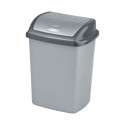 Curver Waste bin Dominik 25L silver 0805322877
