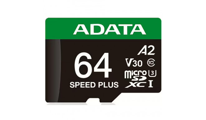 MEMORY MICRO SDXC 64GB UHS-I/UD64GUI3V30A2SP-RA1 ADATA