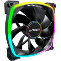 Montech RX140 PWM arvutikorpuse ventilaator 14 cm must 1 tk