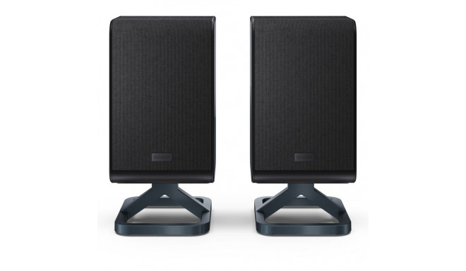 Sharp HT-SPR52021(BK) Q Soundbar 2.0.2 Wireless Rear Surround Speakers, Black |
