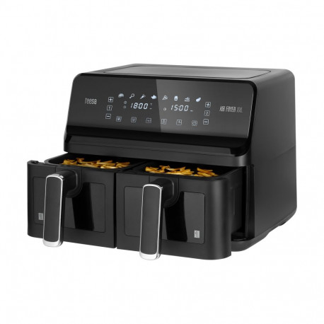 TEESA rasvavaba õhufritüür AIR FRYER DUAL POT XXL 8L 2700W
