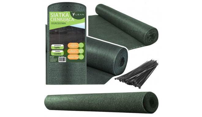 varjutuskangas aiapiirdele maskeeriv roheline 1.5M 50M 140g/m²