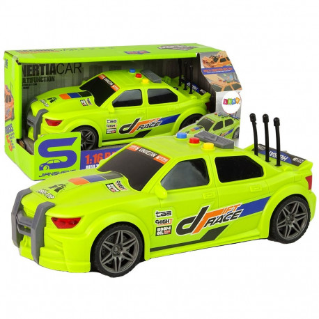 sportauto võidusõidu tuled helid roheline 1:16