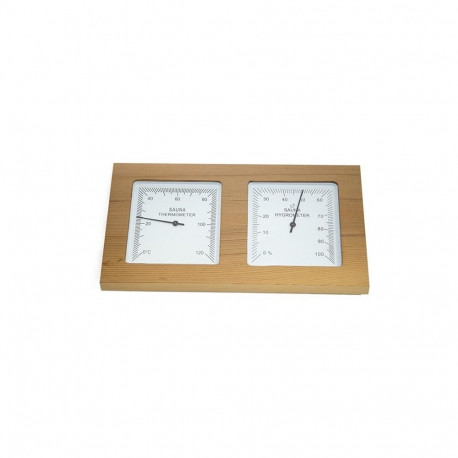 THERMOMETER&HYGROMETER punane seeder AP-082BW