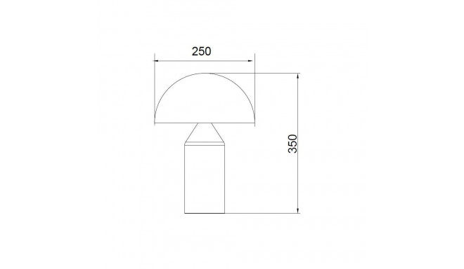 TABLE LIGHT AURAS E27 BLACK