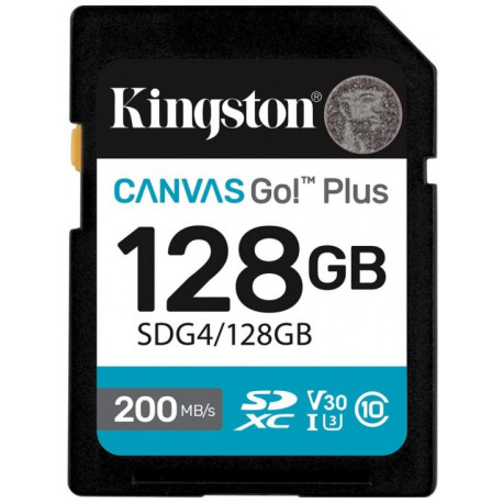 Kingston memory card SDXC 128GB Canvas Go Plus