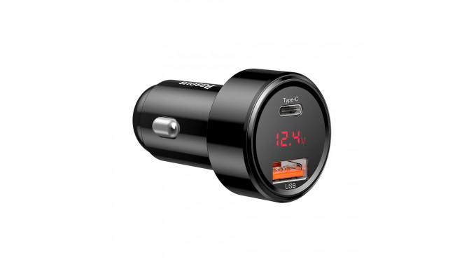Baseus CCMLC20C-01 must mobiilseadme laadija auto