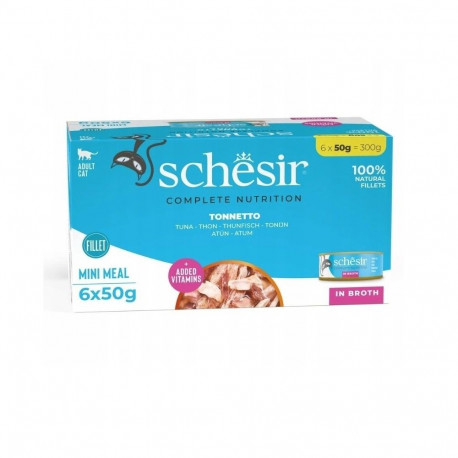 SCHESIR in broth Tuna - wet cat food - 6 x 50 g