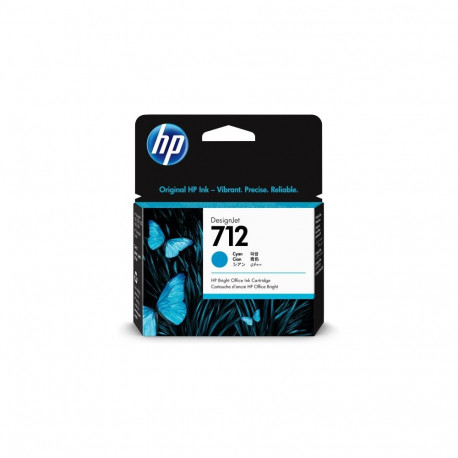HP 712 (3ED67A) Ink Cartridge, Cyan