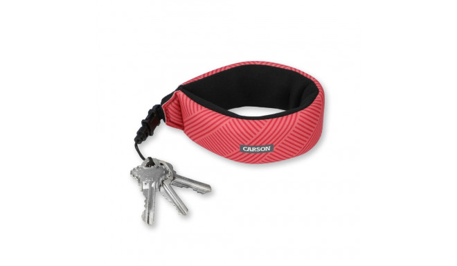 Carson floating wrist strap crimson