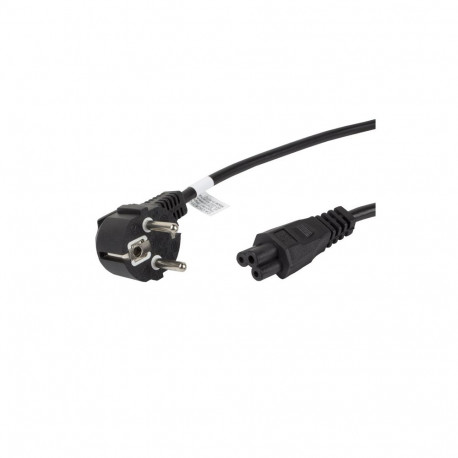 CEE 7/7 (MICKEY)->IEC 320 C5 POWER CORD 1.8M VDE BLACK LANBERG