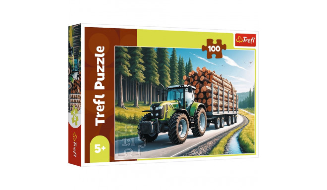 TREFL Puzzle Forest tractor 100 pcs