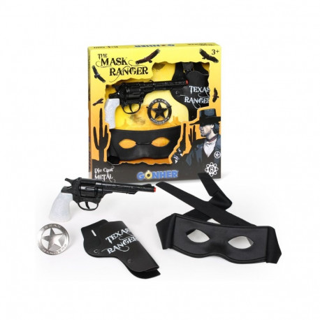 The Gonher Cowboy Set with Mask is a high-quality toy set manufactured by the renow