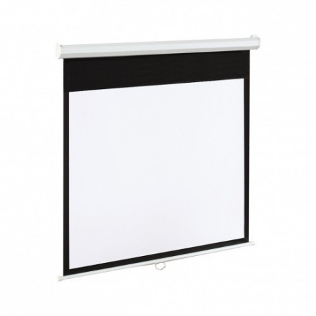 100" Electric Motorized Projector Screen (16:9) – 221x125cm, Matte White, with Remote Contro