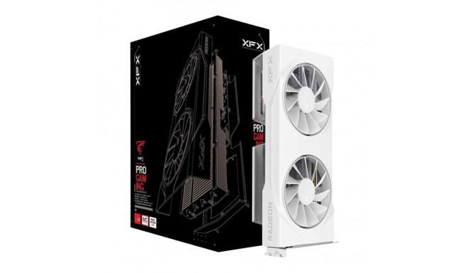 XFX Swift AMD Radeon RX 9060 XT OC White 8GB GDDR6 128-bit HDMI 2x DP