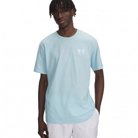 Koszulka męska Under Armour Sportstyle Left Chest Ss jasnoniebieska 1326799 494 XL
