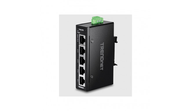 Tööstuslik Switch: 5 x 10/100Mbps, mini, -40 to 75 ºC