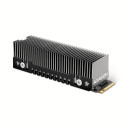 Axagon CLR-M2XT M.2 SSD passiivjahuti alumiinium - 2280 M.2 NVMe SSD, tahkisajami jahutusradiaator m