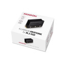 Axagon CLR-M2XL computer cooling system M.2 NVMe SSD, Solid-state drive Heatsink/Radiator Black 1 pc