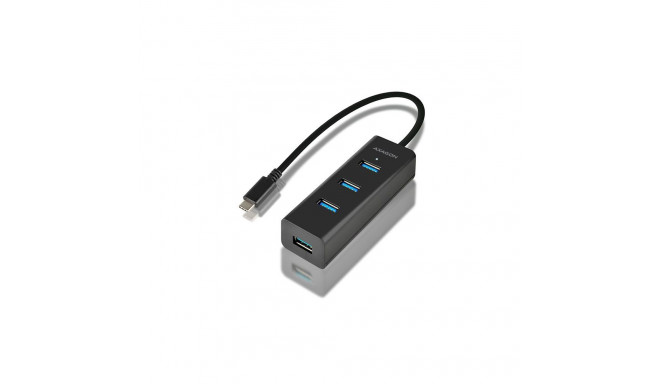 Axagon HUE-S2C interface hub USB 3.2 Gen 1 (3.1 Gen 1) Type-A 5000 Mbit/s Black
