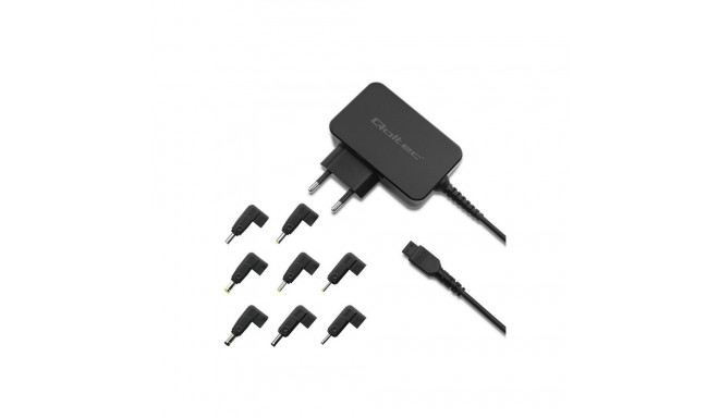 Qoltec Universal Laptop Power Adapter 30W | Automatic | MultiPlug | 8 Plugins