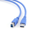 Gembird CCP-USB3-AMBM-10 USB-kaabel 3 m USB A USB B sinine