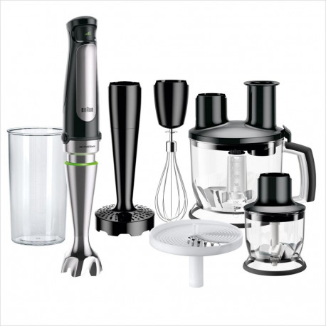 Braun MQ 7087X 1,2 l saumikser 1000 W must, roostevaba teras
