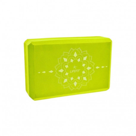 YOGA BLOCK LIFEFIT BOGA GREEN