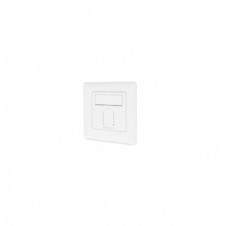 Digitus CAT 6A class EA network socket, design-compatible, shielded, flush-mounted, 4 directions