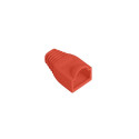 STRAIN RELIEF RJ45 (BOOT CAP) LANBERG RED (100-PACK)
