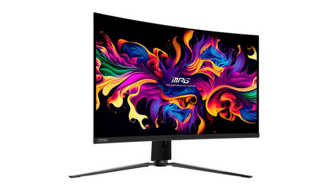 MSI MPG 321CURXDE QD-OLED - 31.5 - black, UltraHD/4K, QD-OLED, curved, USB hub, KVM, 240Hz panel