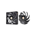 Thermaltake TOUGHFAN EX12 Pro High Static Pressure PC Cooling Fan – Swappable Edition, Case Fan (Bla