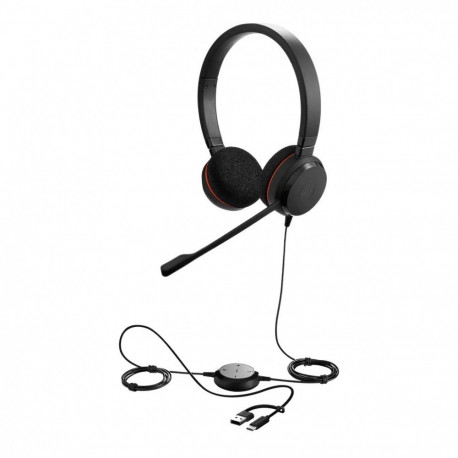 Jabra Evolve 20 USB-A & USB-C UC stereo