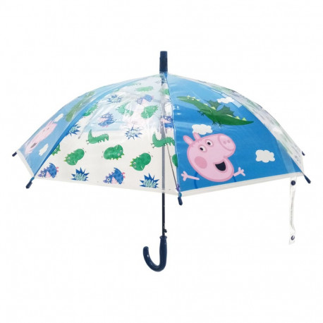 Umbrella Peppa Pig Pretty flowers Yellow Mint Ø 76 cm